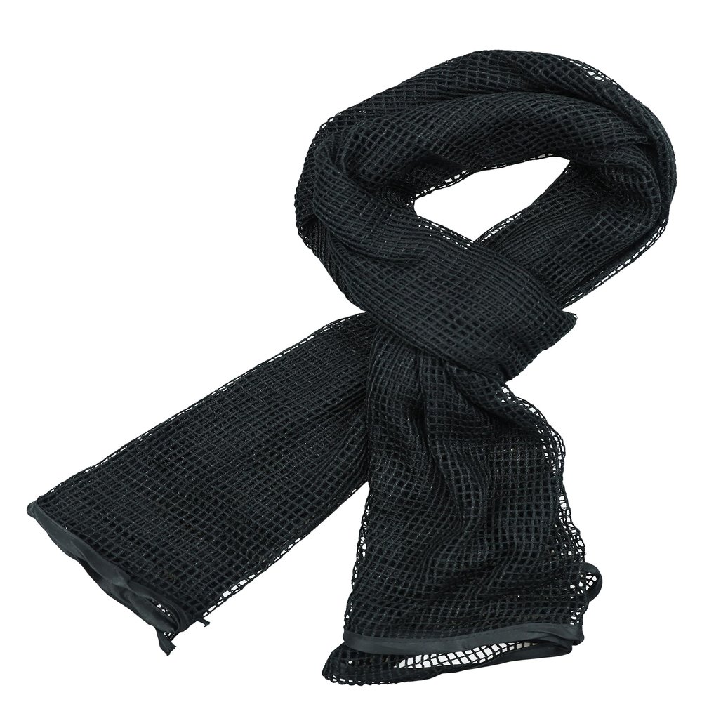 Luxns Sniper Veil Military Tactical Camo Scarf to Camouflage Head for Hunting Shooting Outdoor Activities/Black