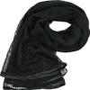 Luxns Sniper Veil Military Tactical Camo Scarf to Camouflage Head for Hunting Shooting Outdoor Activities/Black view 3