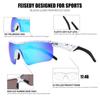 FEISEDY Kids Teens Baseball Polarized Sunglasses Sports TR90 Frame Boys Girls Cycling B2454 Spot White view 4