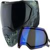 PaintballBodyBags Empire EVS Paintball Mask/Goggle HEX - 3 Quick Change Thermal Lenses Clear, Smoke, Blue Mirror view 1