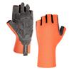 ADDMOTOR Workout Gloves for Men and Women, Breathable Exercise Gloves, SBR Padded Wear Non-Slip & Full Palm Protection Fingerless Gloves for Cycling, Exercise,Gym, Fitness and Training (Orange M) view 1