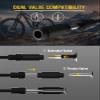 AZUNO Electric Bike Pump Tire Inflator, Rechargeable Bicycle Pump with 7800mAh Battery, and Type-C Charging, Presta and Schrader Valve view 2