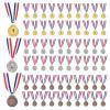 PATIKIL 60 Pieces Gold Silver Bronze Award Medals, 2-Inch Award Medals 1st 2nd 3rd Prizes with Ribbon for Team Games Sports Competitions view 1