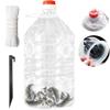 WAYUTO Minnow Traps for Bait Fish Clear Plastic Small Fish Bait Traps for Fishing with String Rope Fish Traps 8 Hole Crawfish Crab Shrimp Fishing Trap for River Ocean Saltwater Lakes view 1