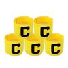 5Pcs Elastic Soccer Captain Armband,Adjustable Soccer Team Leader Armband,Football Basketball Player Bands for Adult Youth,Sports Player Bands Group Armband,Anti-Drop (5pcs Yellow) view 1