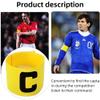 5Pcs Elastic Soccer Captain Armband,Adjustable Soccer Team Leader Armband,Football Basketball Player Bands for Adult Youth,Sports Player Bands Group Armband,Anti-Drop (5pcs Yellow) view 2
