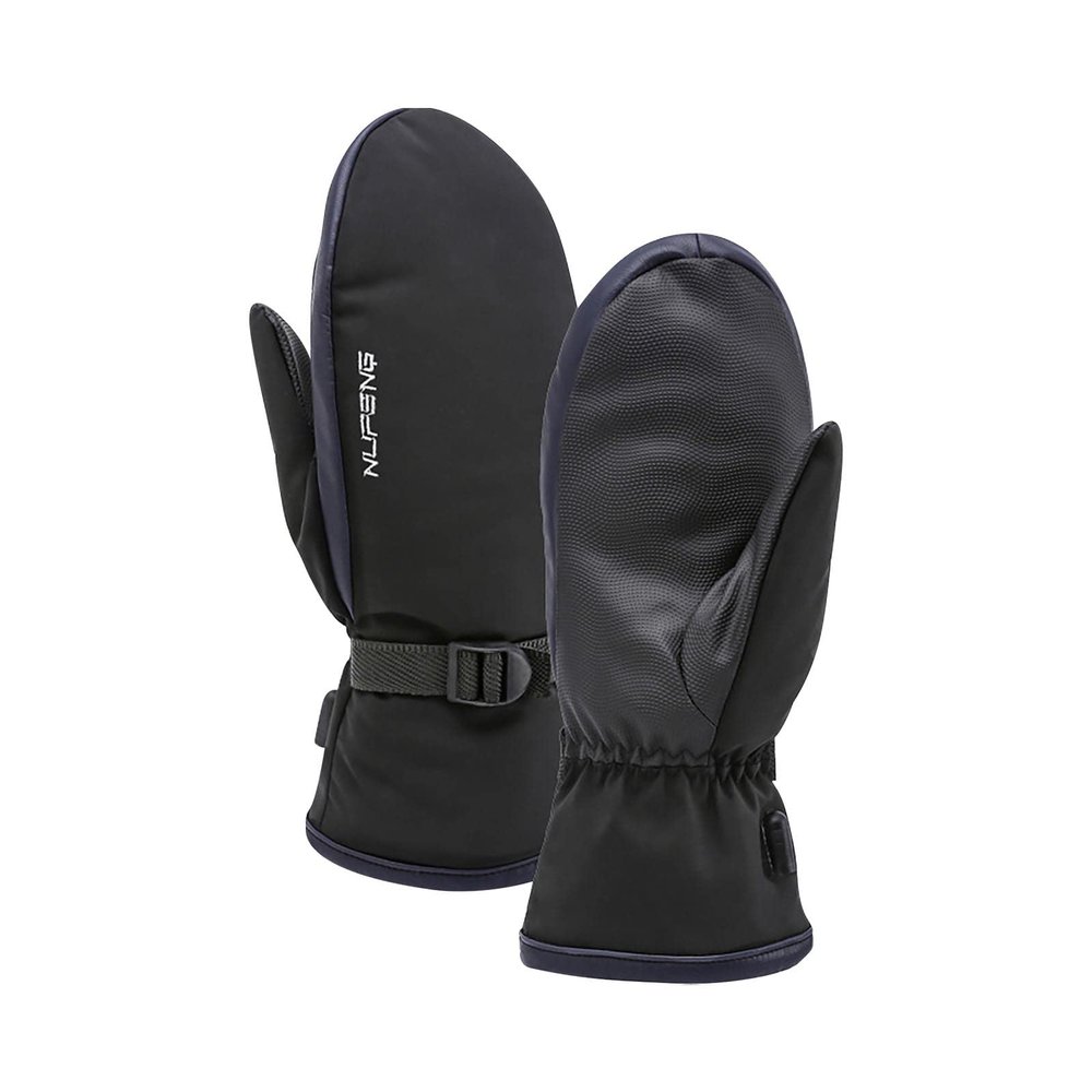 Children's Adult Heating Gloves Double Sided Heating USB Heating Electric Heating with Finger Toddler Snow Mittens (B, One Size)