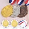 PATIKIL 24 Pieces Gold Silver Bronze Award Medals, 2-Inch Award Medals 1st 2nd 3rd Prizes with Ribbon for Team Games Sports Competitions view 4