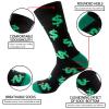 DRASEX Men's Funny Dress Socks Colorful Striped Pattern Novelty Funky Fun Cozy Crazy Cotton Casual Crew Sock view 2