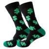 DRASEX Men's Funny Dress Socks Colorful Striped Pattern Novelty Funky Fun Cozy Crazy Cotton Casual Crew Sock view 3
