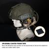 Tactical Cable Storage Sticker Reusable Fastening Cable Ties With Hook And Loop For Tactical helmet, Headset, Walkie-talkie(1pc,Coyote Brown) view 4