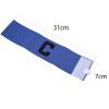 5Pcs Elastic Soccer Captain Armband,Adjustable Soccer Team Leader Armband,Football Basketball Player Bands for Adult Youth,Sports Player Bands Group Armband,Anti-Drop (5pcs Blue) view 2