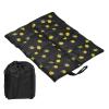 PATIKIL 15.7"x11.6"x0.4" Foldable Hiking Seat Pad, Cushion Sitting Pads Foam Mat Ultralight Waterproof for Outdoor Camping Picnic Stadium, Yellow Black view 1