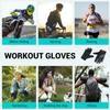 ADDMOTOR Workout Gloves for Men Full-Finger, Touchscreen Anti-Slip Exercise Gloves, Lightweight Breathable Full Palm Protection Gloves for Bike Cycling, Exercise,Gym, Fitness and Training (M Orange) view 3