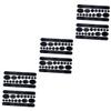 BESPORTBLE 6sheets Carbon Pattern Bike Frame Covers Decals for Frame Sticker Tape Bike Supplies view 1