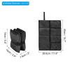 PATIKIL 15.7"x11.6"x0.4" Foldable Hiking Seat Pad, 2 Pack Cushion Sitting Pads Foam Mat Ultralight Waterproof for Outdoor Camping Picnic Stadium, Black view 2