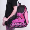 3Layers Kids Skate Carry Bag for Roller, Inline, Ice Skates - Pink view 4