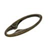 NineFit Basics 6 Pieces Vintage Bronze Oval Carabiner Spring Snap Hooks Clip Key Chain DIY view 2