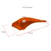 Tracer twenty5 E-Bike 26" Stretch Cruiser Steel Frame and Chain Guard for 26" x3.0, 4.0 Tire Orange view 2