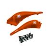 Tracer twenty5 E-Bike 26" Stretch Cruiser Steel Frame and Chain Guard for 26" x3.0, 4.0 Tire Orange view 4