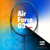 Li-ning Air-Force 77 G3 Carbon Fibre Strung Badminton Racket with Full Cover (77g, Navy/Blue/Gold) view 2