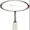 HUNDRED Powertek 2000 PRO Badminton Racquet | Black | Standard | Graphite | Unisex | Strung | 3.17 oz Weight | G6 Grip | Max Tension 22-24 lbs | Full Cover Included | Lightweight Durable view 4
