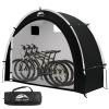 Happy Travel Bike Storage Shed Tent,Outdoor Portable Bicycle Storage Sheds with 210D Oxford Fabric PU4000 Waterproof for 2/3/4/6/8 Bikes,Bike Covers Shelter for Motorcycle,Garden Tools,Toys,Lawn Mower view 1