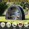 Happy Travel Bike Storage Shed Tent,Outdoor Portable Bicycle Storage Sheds with 210D Oxford Fabric PU4000 Waterproof for 2/3/4/6/8 Bikes,Bike Covers Shelter for Motorcycle,Garden Tools,Toys,Lawn Mower view 3
