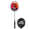 HUNDRED Powertek 200 PRO Badminton Racquet | Navy | Standard | Aluminium | Unisex | Strung | Lightweight 3.35 oz | Durable | G5 Grip | 18-20 lbs Tension | Head Cover view 1