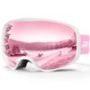 RIOROO Kids Ski Goggles, Toddler Snowboard Goggles For Boys Girls Aged 3-14, 100% UV Protection OTG Ski Goggles view 1