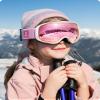 RIOROO Kids Ski Goggles, Toddler Snowboard Goggles For Boys Girls Aged 3-14, 100% UV Protection OTG Ski Goggles view 2