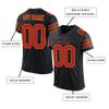 Custom Football Jersey Personalized Team Name Number Practice Jerseys Customized Football Shirt for Men Youth Women Black,Red,Gold view 2
