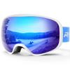 RIOROO Kids Ski Goggles, Toddler Snowboard Goggles For Boys Girls Aged 3-14, 100% UV Protection OTG Ski Goggles view 1