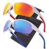 DQbhzh Sports Sunglasses for Men Women,Wrap Around Rave Sun Glasses for Ski Cycling Running Driving Fishing Golf Softball Baseball Beach Volleyball Snow Shield Sunglasses Lightweight UV Shades 2 Pack view 1