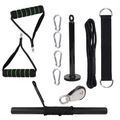 UPQRSG Home Gym Pulley System, Portable Exercise Equipment with 11 Gym Accessories, Home Strength Power Training Device Kit, Biceps, Triceps, Shoulders Back Workout