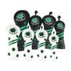 4pcs Waterproof Golf Club Head Cover Hybrid UT Wood Driver Headcover, Black view 2