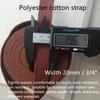 Webbing Strap - 3/4 inch 5 Yard Polyester Cotton Webbing for Bag Straps, Handles view 2