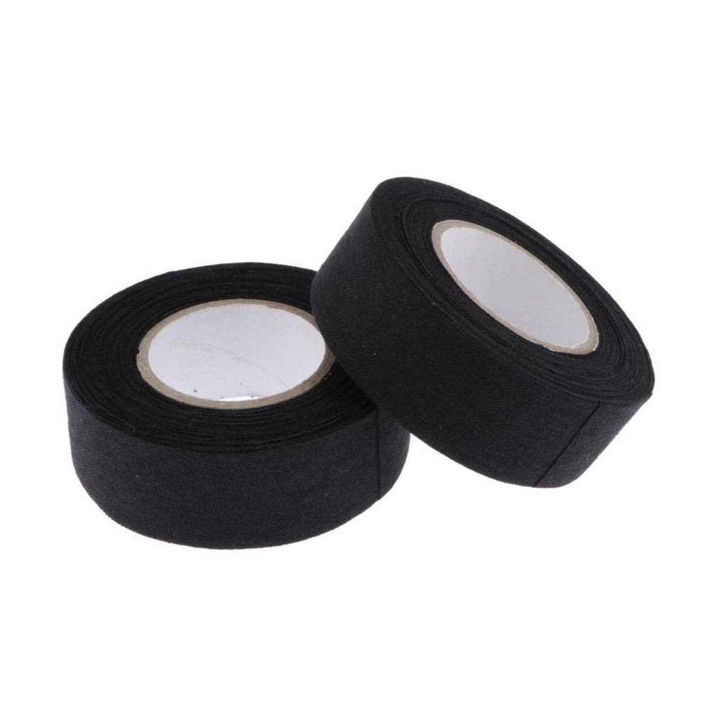 2Rolls Wearproof Skid Resistance Sports Ice Hockey Stick Tape, Black