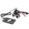2.5X 420mm Loupes manifying Glasses White Cone with 5W Head Lamp Filter with Cloths Bag (Black) view 1
