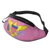 MINGSHAN Virgin Islands Flag Fanny Pack For Men & Women,Casual Durable With Adjustable Strap & Headphone Hole For Outdoors Workout Running Hiking Cycling Traveling view 1