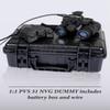 FMATAL GEAR PVS-31 NVG Dummy Model for Tactical Helmet Mount, Compatible with Airsoft and Paintball, Cosplay, Lightweight and Durable(Luminous) view 2