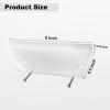 BZBMGMO Transom Transducer Boat Mounting Board Plate 4.5" *8" PVC Stainless Screws-White view 2