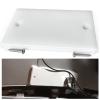 BZBMGMO Transom Transducer Boat Mounting Board Plate 4.5" *8" PVC Stainless Screws-White view 3