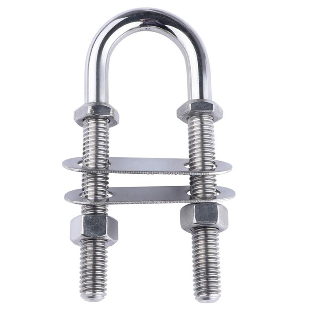 UNKOMN Marine Hardware Stainless Steel Marine Boat Stern Bow Eye Tie Down U Bolt 5" Length Boat Accessories Marine Yacht