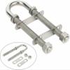 UNKOMN Marine Hardware Stainless Steel Marine Boat Stern Bow Eye Tie Down U Bolt 5" Length Boat Accessories Marine Yacht view 3