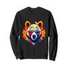 Bear Colorful bright bear head Geometrical rainbow bear Sweatshirt view 1
