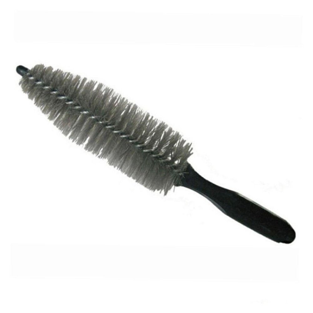 FAVOMOTO Wheel Hub and Tire Cleaning Brush Tool Material for Auto and Motorcycle Detailing Effectively Cleans Blind Spots and Rims