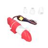Bilge Pump, DC12V 1100 GPH Boat Bilge Water Pump, Compact Low Profile Bilge Pump with 3 Pcs Adapter, Multiple Protection, Automatic Water Sensing, for Fresh or Salt Water Use