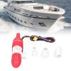 Bilge Pump, DC12V 1100 GPH Boat Bilge Water Pump, Compact Low Profile Bilge Pump with 3 Pcs Adapter, Multiple Protection, Automatic Water Sensing, for Fresh or Salt Water Use view 3