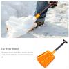 FAVOMOTO Aluminum Snow Shovel Lightweight Emergency Tool for Vehicle Removal Ergonomic Non- Handle for Snowy Days and Outdoor Adventures Easy to Store and Use view 3